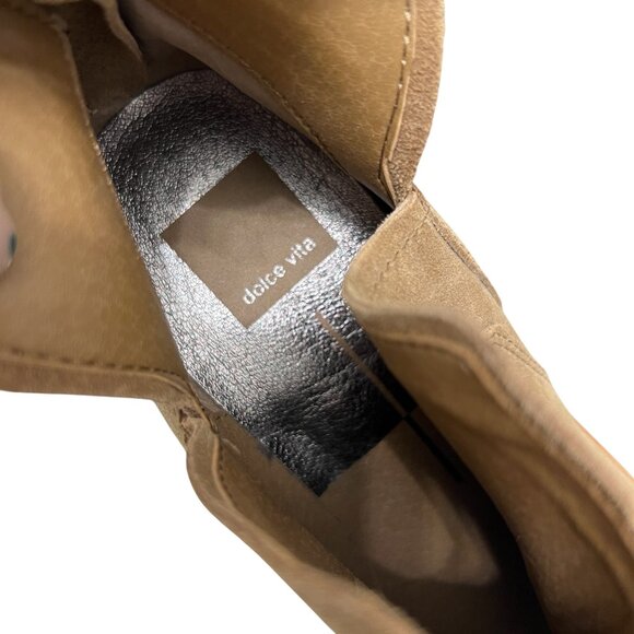 NWOT Dolce Vita Titus Suede Leather Slip On women's ankle booties size 9 - Picture 5 of 8